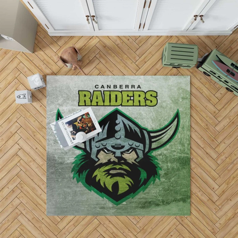 Canberra Raiders Australian Professional Rugby Club Rug