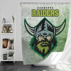 Canberra Raiders Australian Professional Rugby Club Shower Curtain