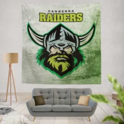 Canberra Raiders Australian Professional Rugby Club Tapestry