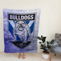 Canterbury Bankstown Bulldogs Excellent NRL Rugby Club Fleece Blanket