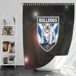 Canterbury Bankstown Bulldogs Professional Rugby Club Shower Curtain