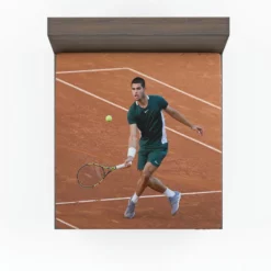 Carlos Alcaraz Spanish Professional ATP Tennis Player Fitted Sheet