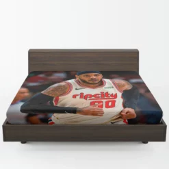 Carmelo Anthony Top Ranked NBA Basketball Player Fitted Sheet 1