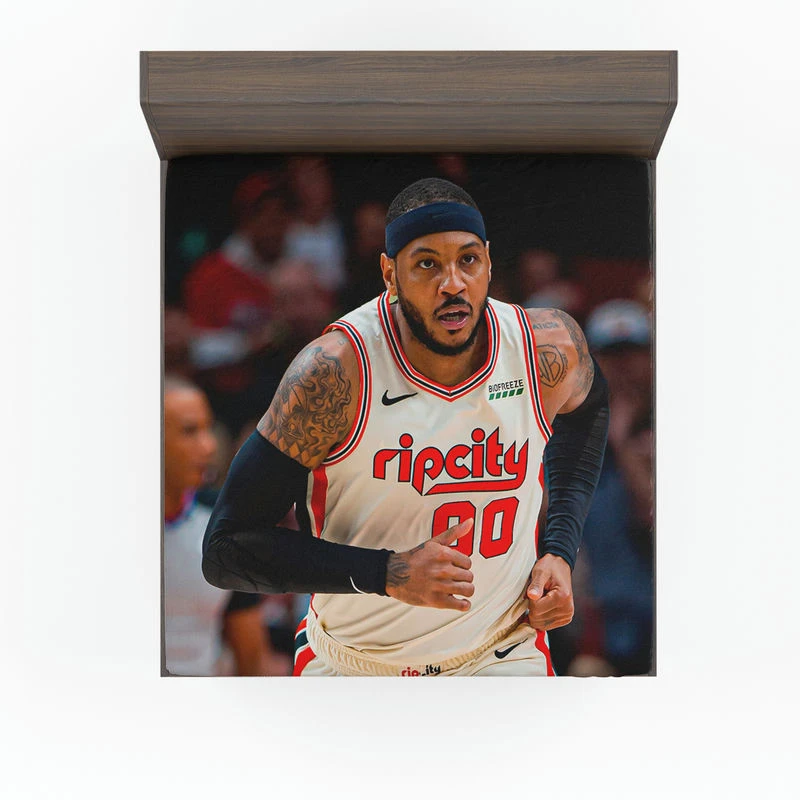 Carmelo Anthony Top Ranked NBA Basketball Player Fitted Sheet