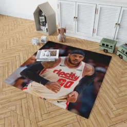 Carmelo Anthony Top Ranked NBA Basketball Player Rug 1