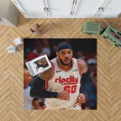 Carmelo Anthony Top Ranked NBA Basketball Player Rug