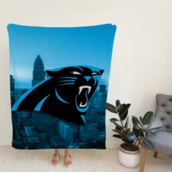 Carolina Panthers professional American Football Team Fleece Blanket