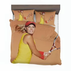 Caroline Wozniacki Energetic Danish Tennis Player Bedding Set 1