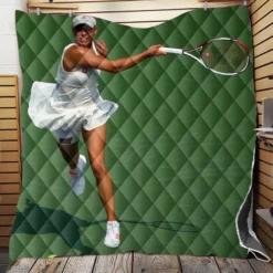 Caroline Wozniacki Professional Tennis Player Quilt Blanket