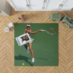 Caroline Wozniacki Professional Tennis Player Rug