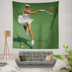 Caroline Wozniacki Professional Tennis Player Tapestry