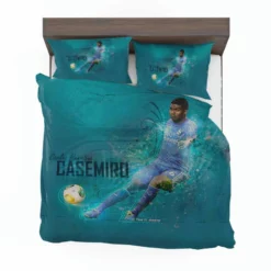 Casemiro Brazilian professional football Player Bedding Set 1