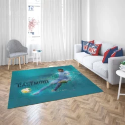 Casemiro Brazilian professional football Player Rug 2