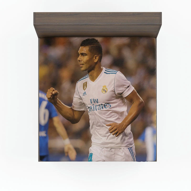 Casemiro Premier League Football Player Fitted Sheet