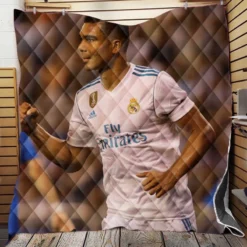 Casemiro Premier League Football Player Quilt Blanket