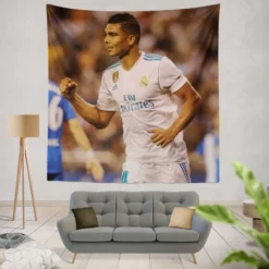 Casemiro Premier League Football Player Tapestry