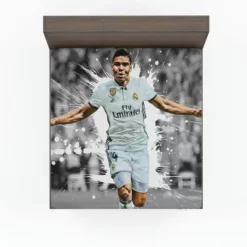 Casemiro Successful Brazilizn Defensive midfielder Fitted Sheet