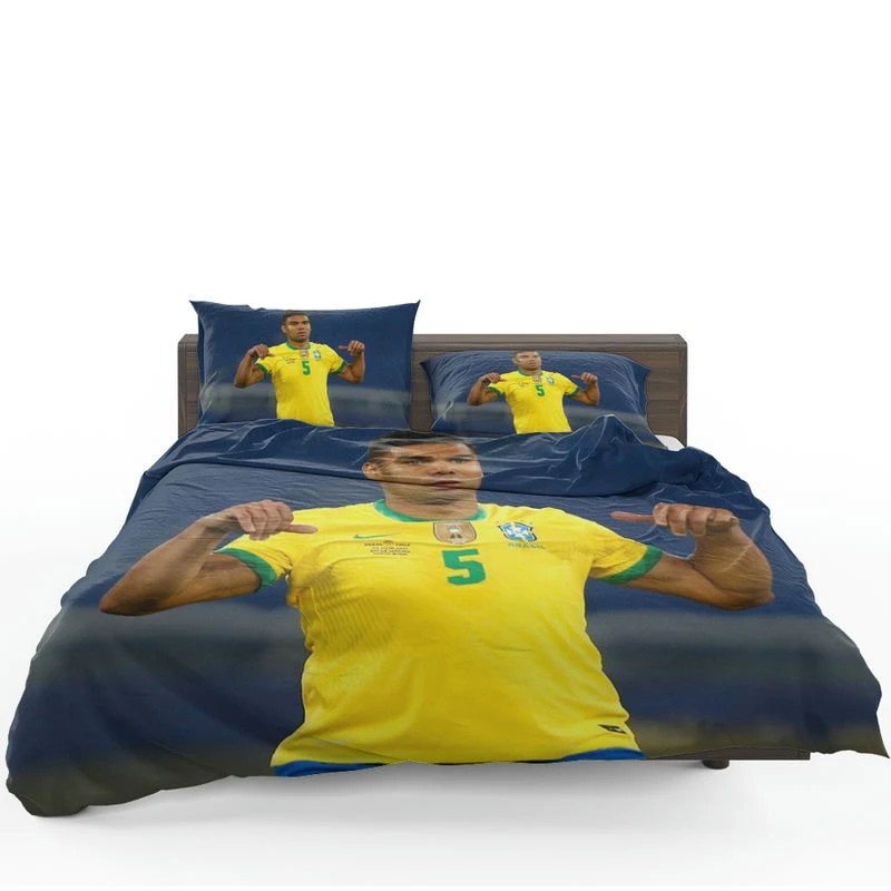 Casemiro Top Ranked Football Player Bedding Set