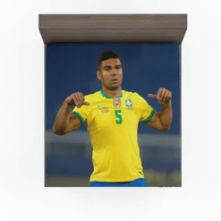 Casemiro Top Ranked Football Player Fitted Sheet