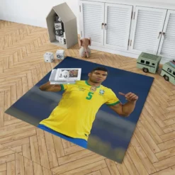 Casemiro Top Ranked Football Player Rug 1