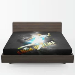 Celebrated Football Player Karim Benzema Fitted Sheet 1