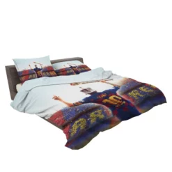 Celebrated Football Player Lionel Messi GOAT Bedding Set 2