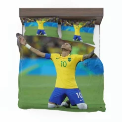 Celebrated Football Player Neymar Bedding Set 1