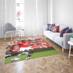 Celebrated Football Player Paul Pogba Rug 2