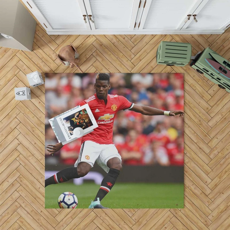 Celebrated Football Player Paul Pogba Rug