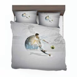 Celebrated Football Player Sergio Aguero Bedding Set 1