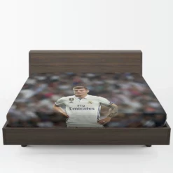 Celebrated Madrid Football Player Toni Kroos Fitted Sheet 1