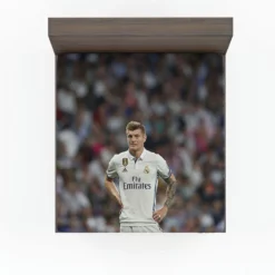 Celebrated Madrid Football Player Toni Kroos Fitted Sheet