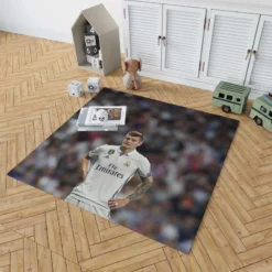 Celebrated Madrid Football Player Toni Kroos Rug 1