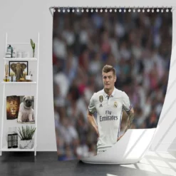 Celebrated Madrid Football Player Toni Kroos Shower Curtain