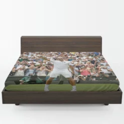 Celebrated Tennis Player Roger Federer Fitted Sheet 1