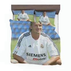 Champions League Football Player David Beckham Bedding Set 1