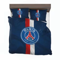 Champions League Football Team PSG Logo Bedding Set 1