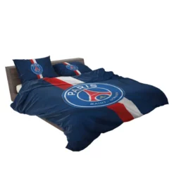 Champions League Football Team PSG Logo Bedding Set 2