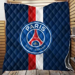 Champions League Football Team PSG Logo Quilt Blanket
