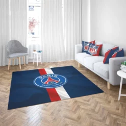 Champions League Football Team PSG Logo Rug 2