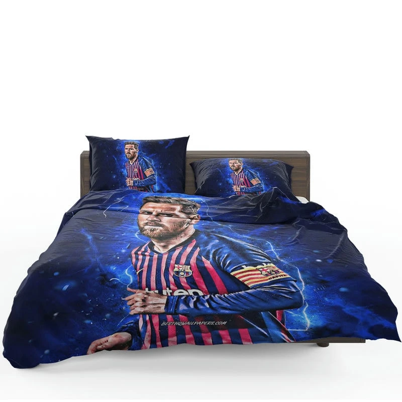 Champions League Soccer Player Lionel Messi Bedding Set