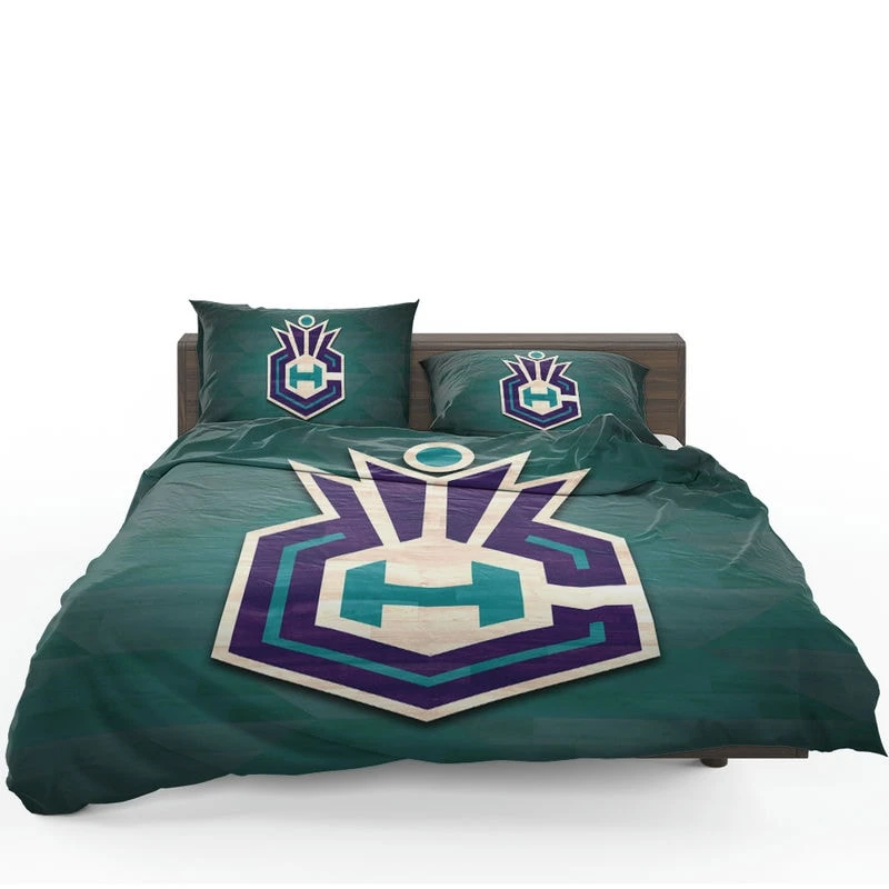 Charlotte Hornets American Professional Basketball Club Bedding Set