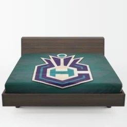 Charlotte Hornets American Professional Basketball Club Fitted Sheet 1