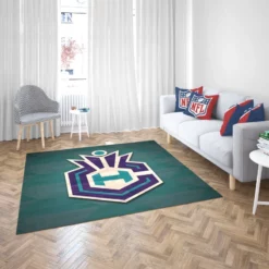 Charlotte Hornets American Professional Basketball Club Rug 2