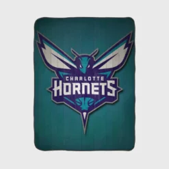 Charlotte Hornets Energetic Basketball Team Fleece Blanket 1