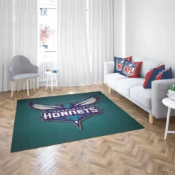 Charlotte Hornets Energetic Basketball Team Rug 2