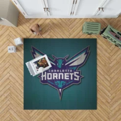 Charlotte Hornets Energetic Basketball Team Rug