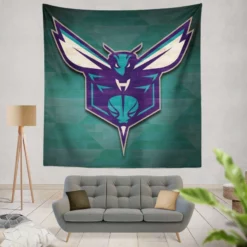Charlotte Hornets Excellent NBA Basketball Club Tapestry