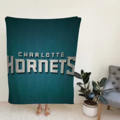 Charlotte Hornets Successful NBA Basketball Team Fleece Blanket