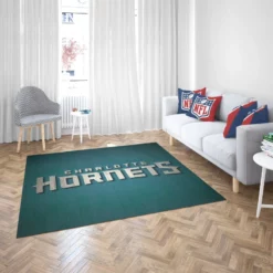 Charlotte Hornets Successful NBA Basketball Team Rug 2